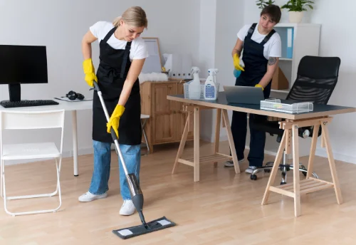 Nettoyage de bureau professionnel à Pressac